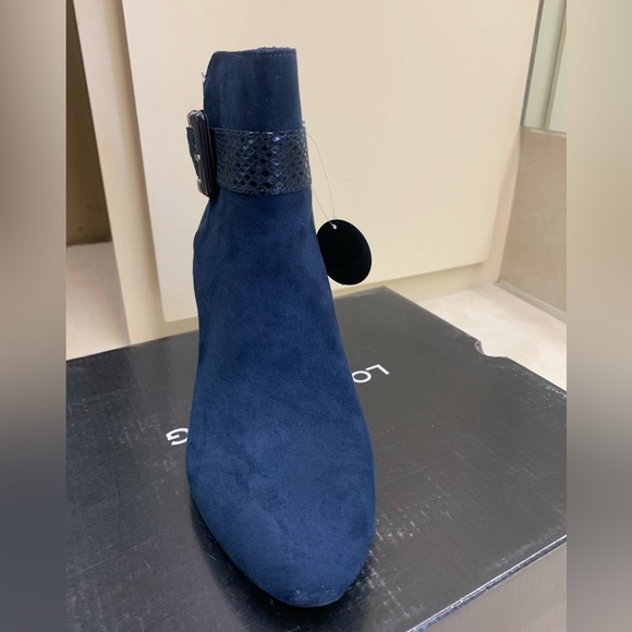 London Fog Shoes - London Fog, booties, Navy in color. New in box.